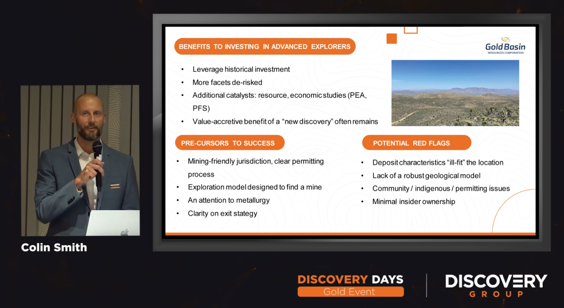 Investing in Advanced Explorers | Discovery Days' Gold Event